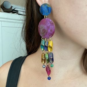 Multicolor eclectic earrings